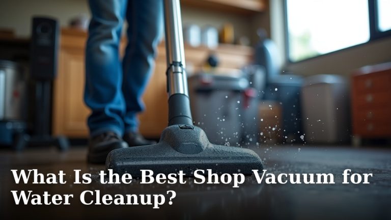 What Is the Best Shop Vacuum for Water Cleanup?
