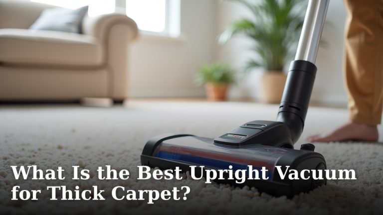 What Is the Best Upright Vacuum for Thick Carpet?