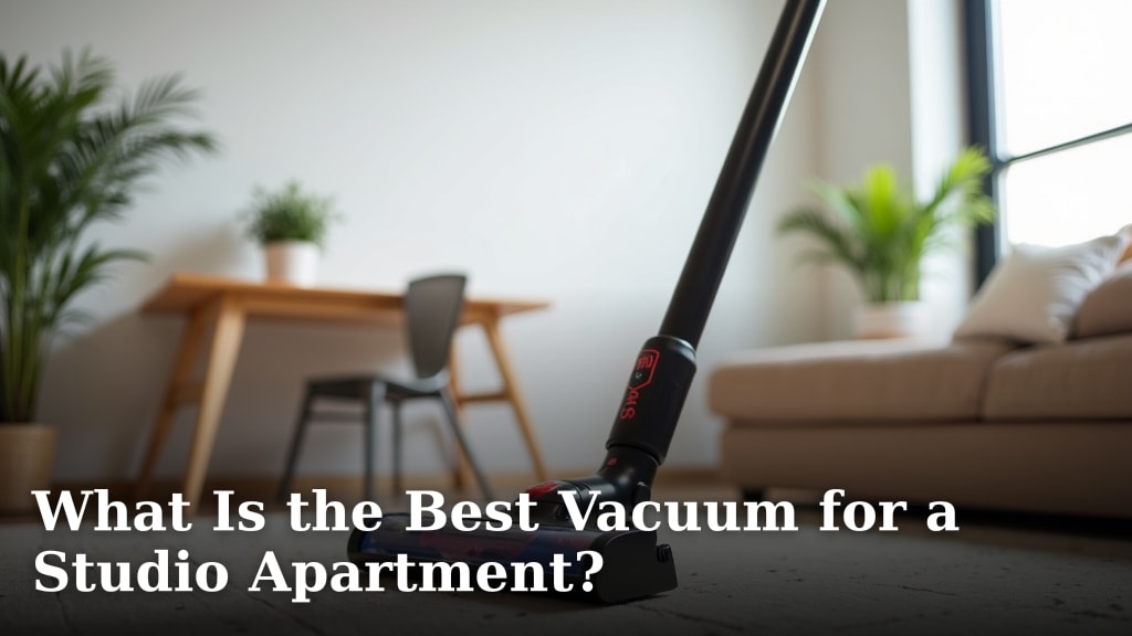 What Is the Best Vacuum for a Studio Apartment?
