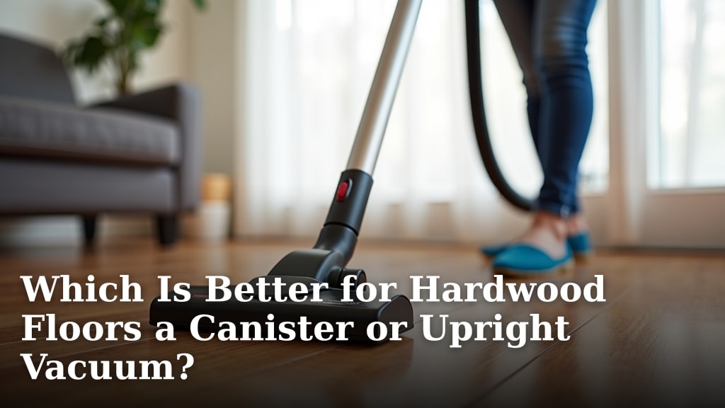 Which Is Better for Hardwood Floors a Canister or Upright Vacuum?
