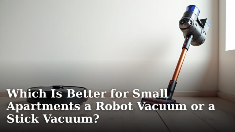 Which Is Better for Small Apartments a Robot Vacuum or a Stick Vacuum?