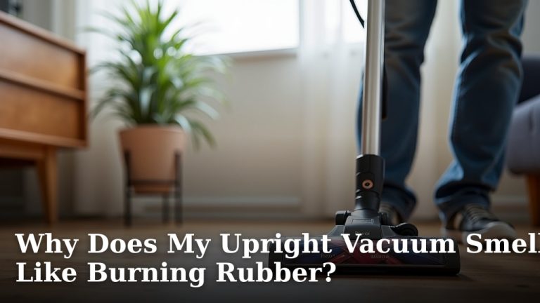 Why Does My Upright Vacuum Smell Like Burning Rubber?