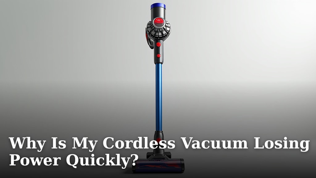 Why Is My Cordless Vacuum Losing Power Quickly?