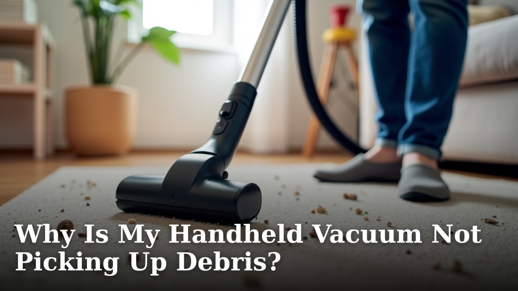 Why Is My Handheld Vacuum Not Picking Up Debris?