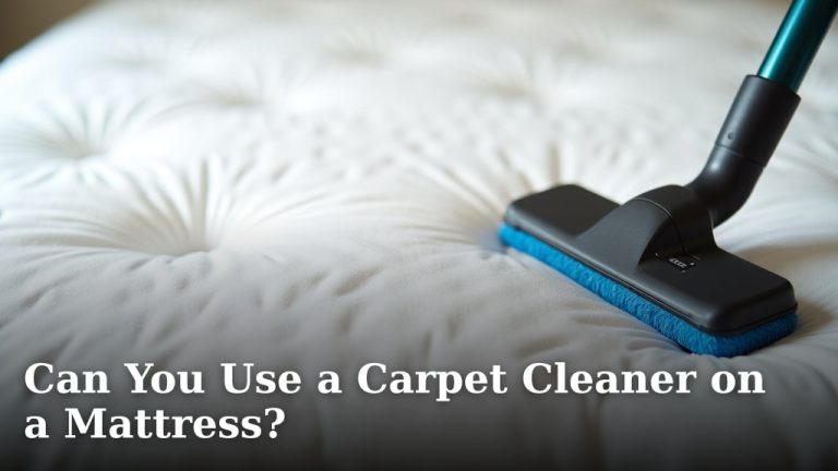 Can You Use a Carpet Cleaner on a Mattress?
