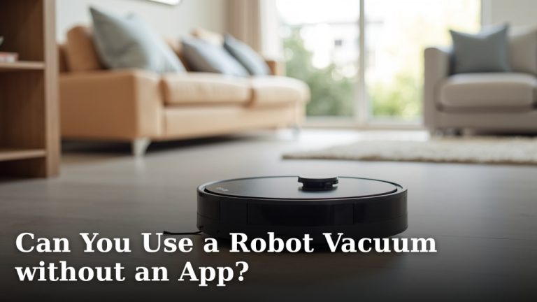 Can You Use a Robot Vacuum without an App?