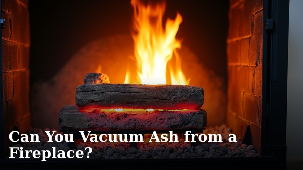Can You Vacuum Ash from a Fireplace?