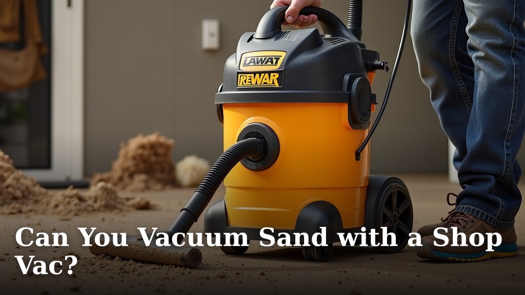 Can You Vacuum Sand with a Shop Vac?