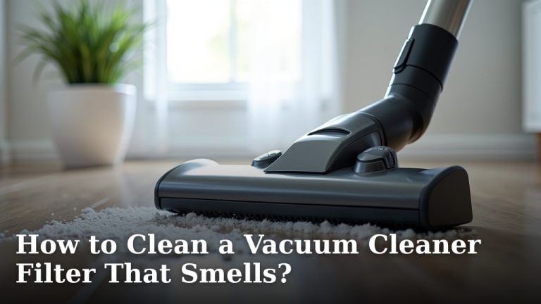 How to Clean a Vacuum Cleaner Filter That Smells?