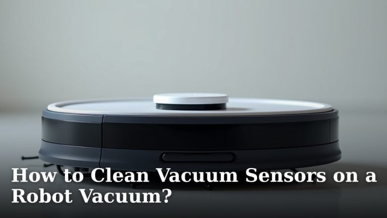 How to Clean Vacuum Sensors on a Robot Vacuum?