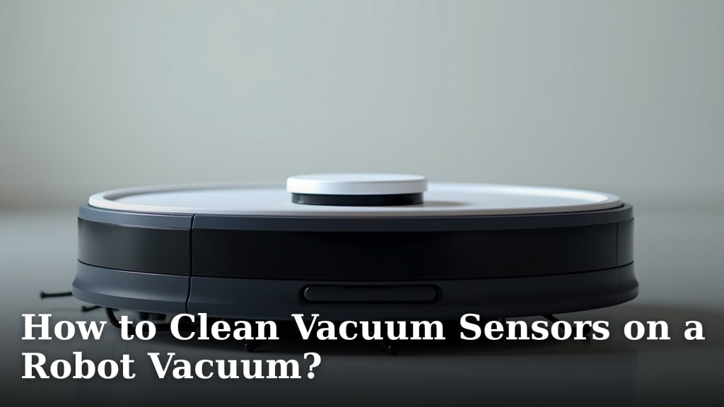 How to Clean Vacuum Sensors on a Robot Vacuum?