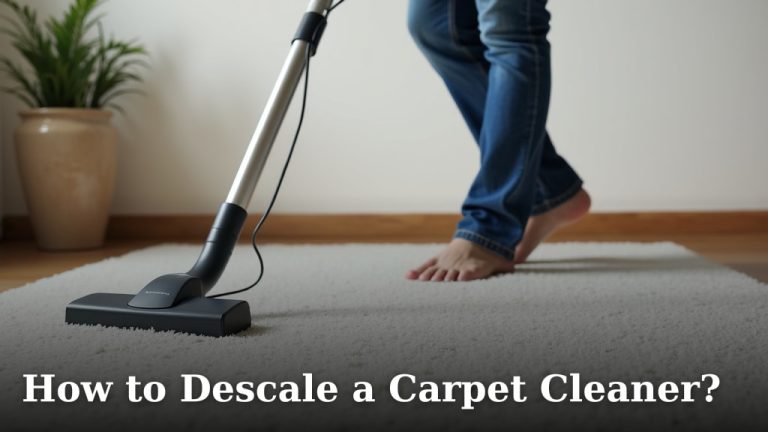 How to Descale a Carpet Cleaner?