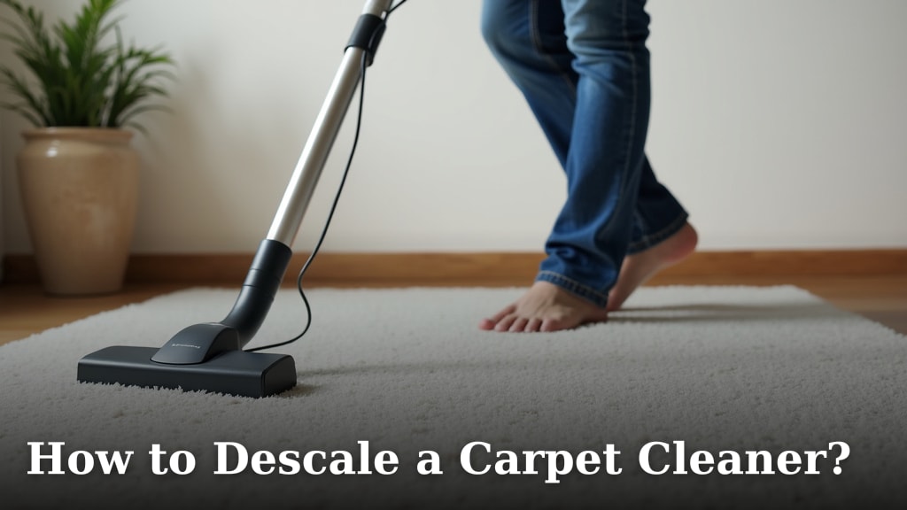 How to Descale a Carpet Cleaner?