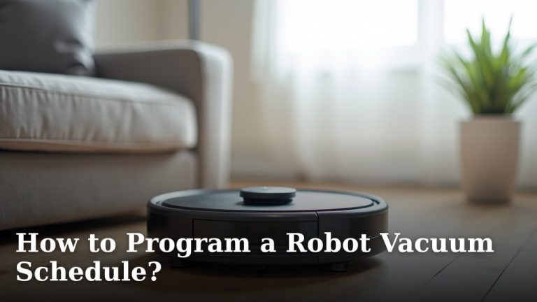 How to Program a Robot Vacuum Schedule?