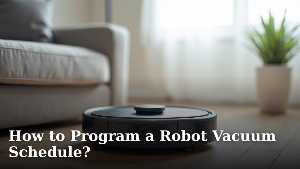 How to Program a Robot Vacuum Schedule?
