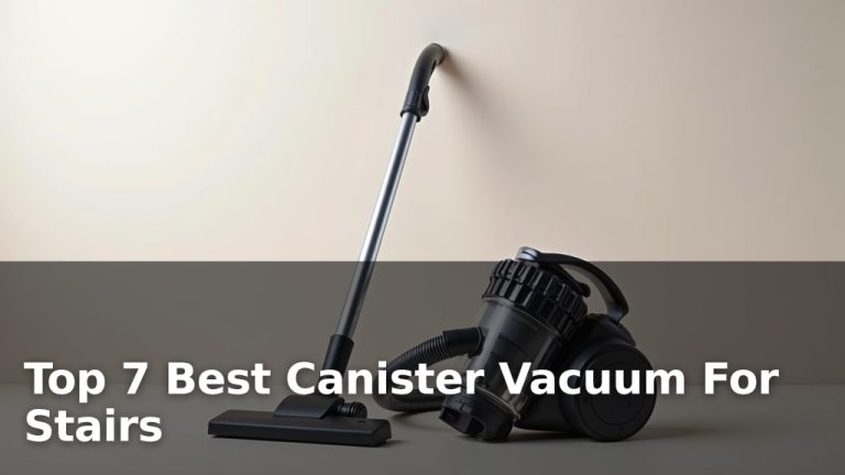 Top 7 Best Canister Vacuum For Stairs