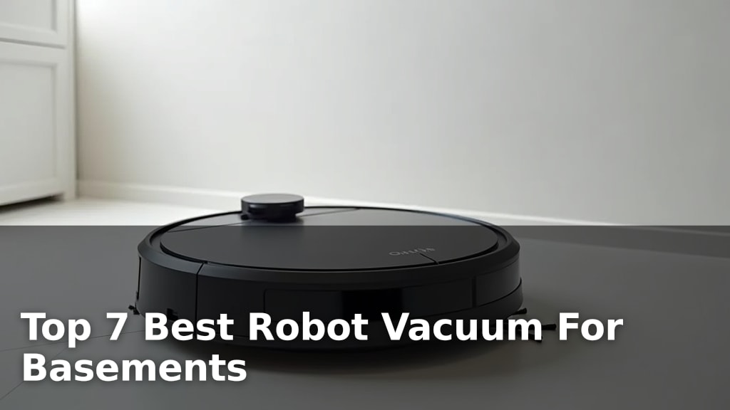 Top 7 Best Robot Vacuum For Basements