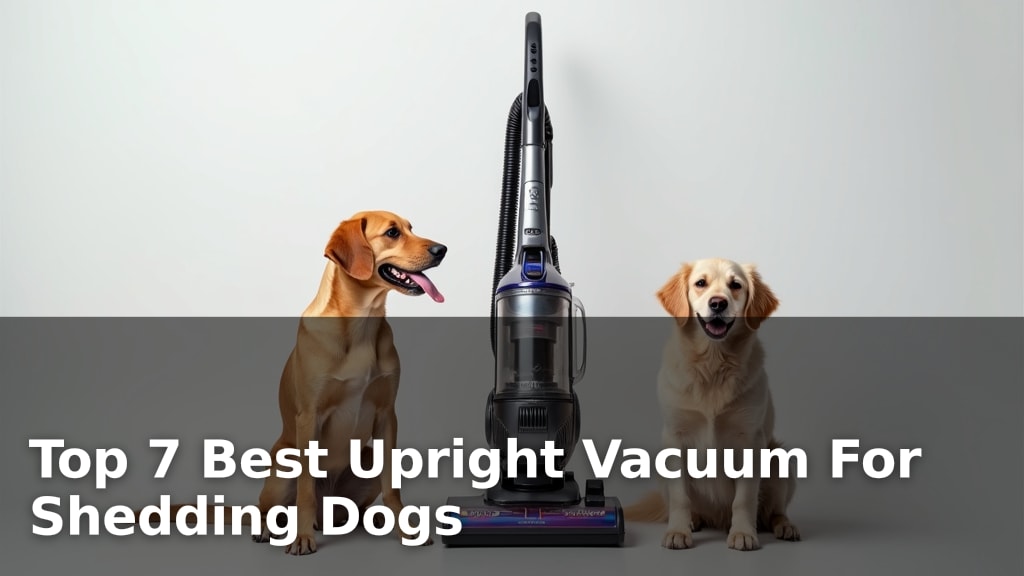 Top 7 Best Upright Vacuum For Shedding Dogs