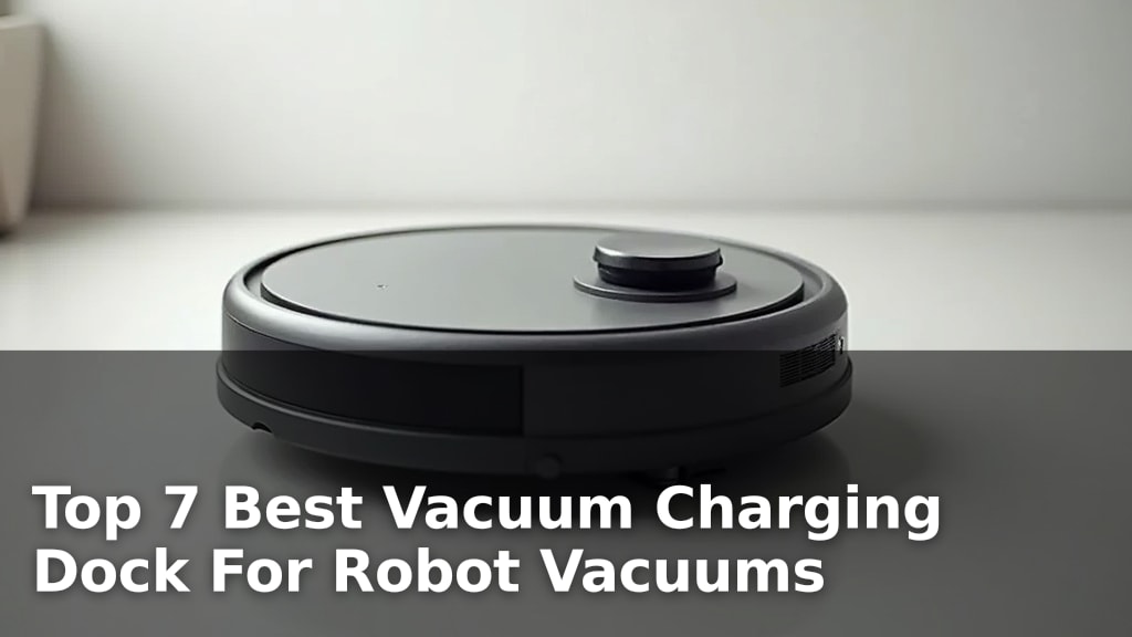Top 7 Best Vacuum Charging Dock For Robot Vacuums