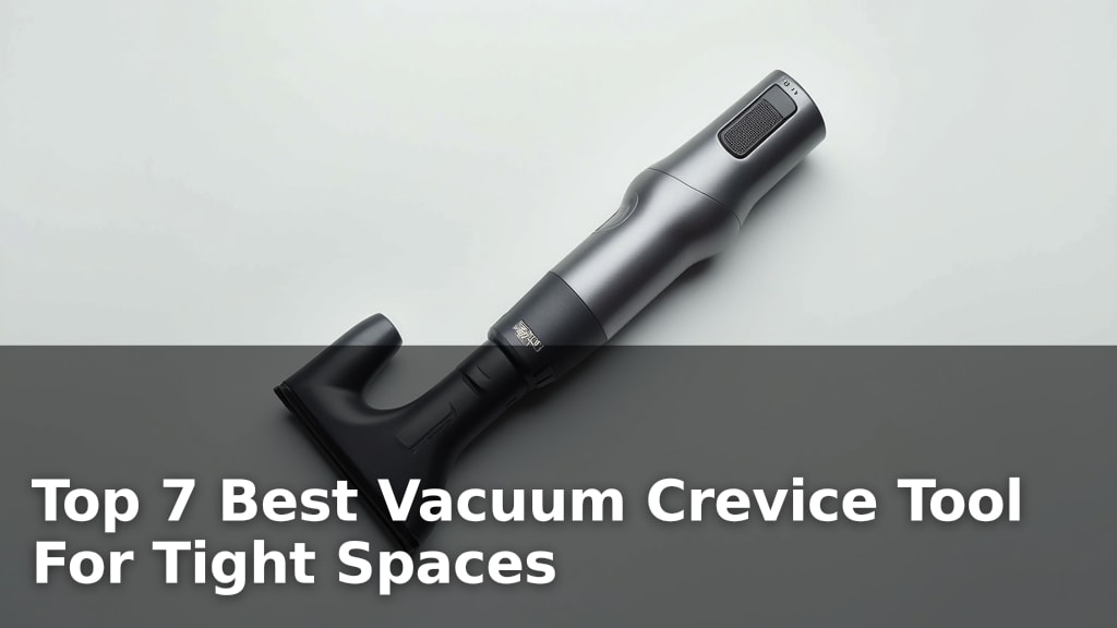 Top 7 Best Vacuum Crevice Tool For Tight Spaces