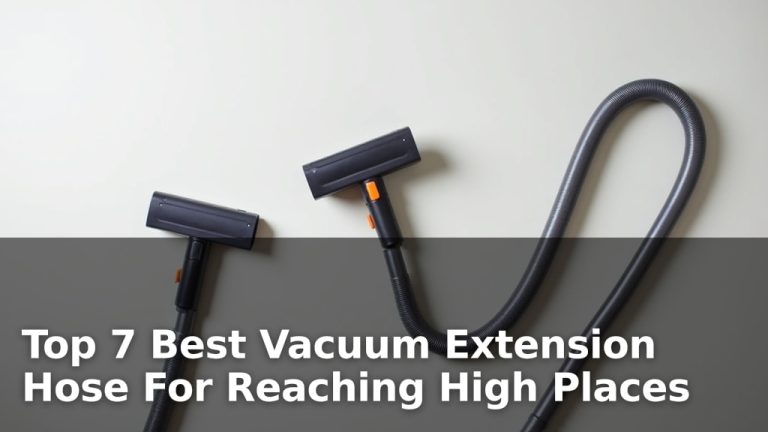 Top 7 Best Vacuum Extension Hose For Reaching High Places