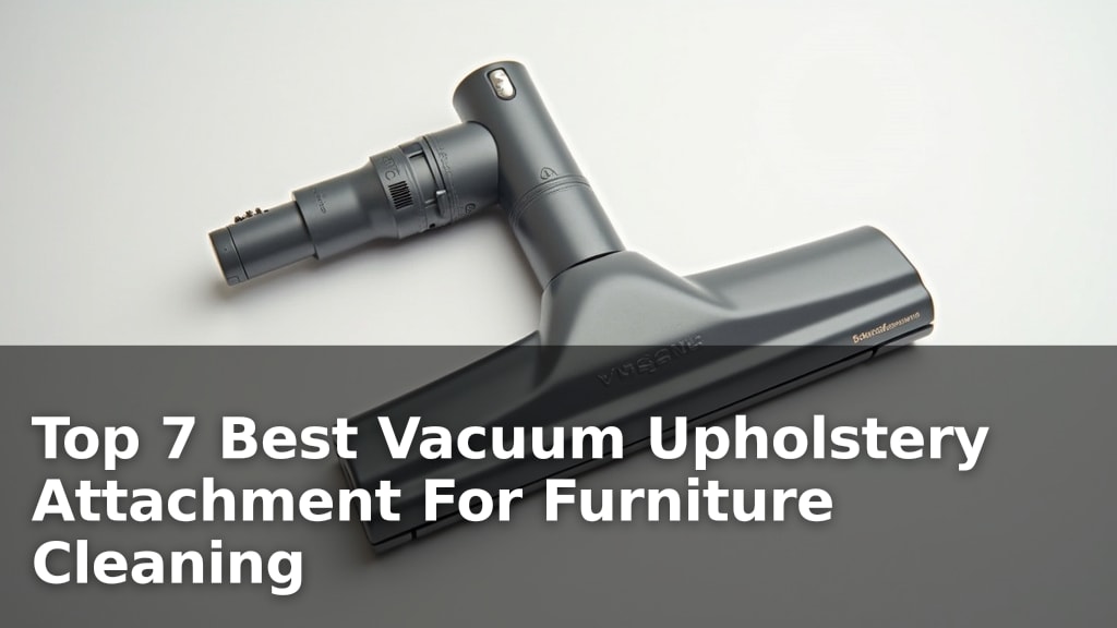 Top 7 Best Vacuum Upholstery Attachment For Furniture Cleaning