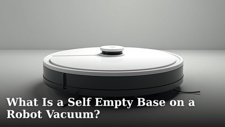 What Is a Self Empty Base on a Robot Vacuum?